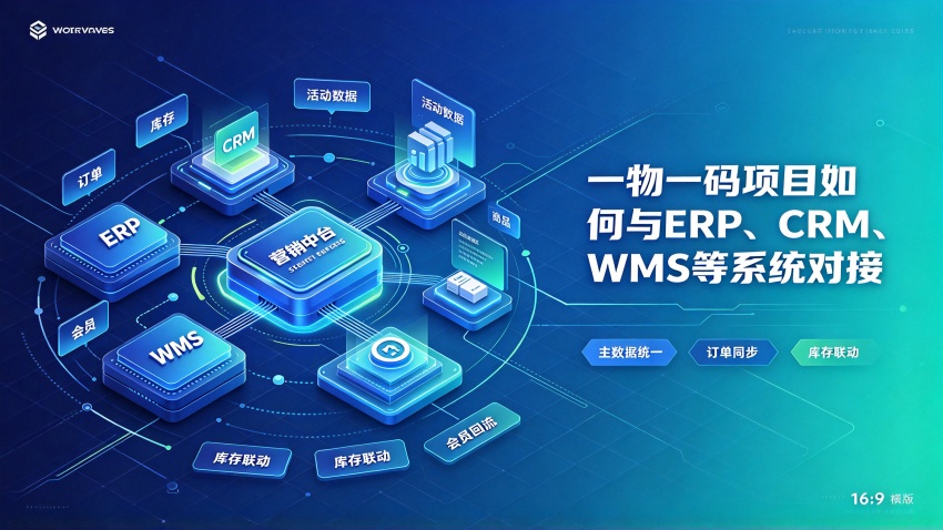 一物一码项目如何与ERP、CRM、WMS等系统对接
